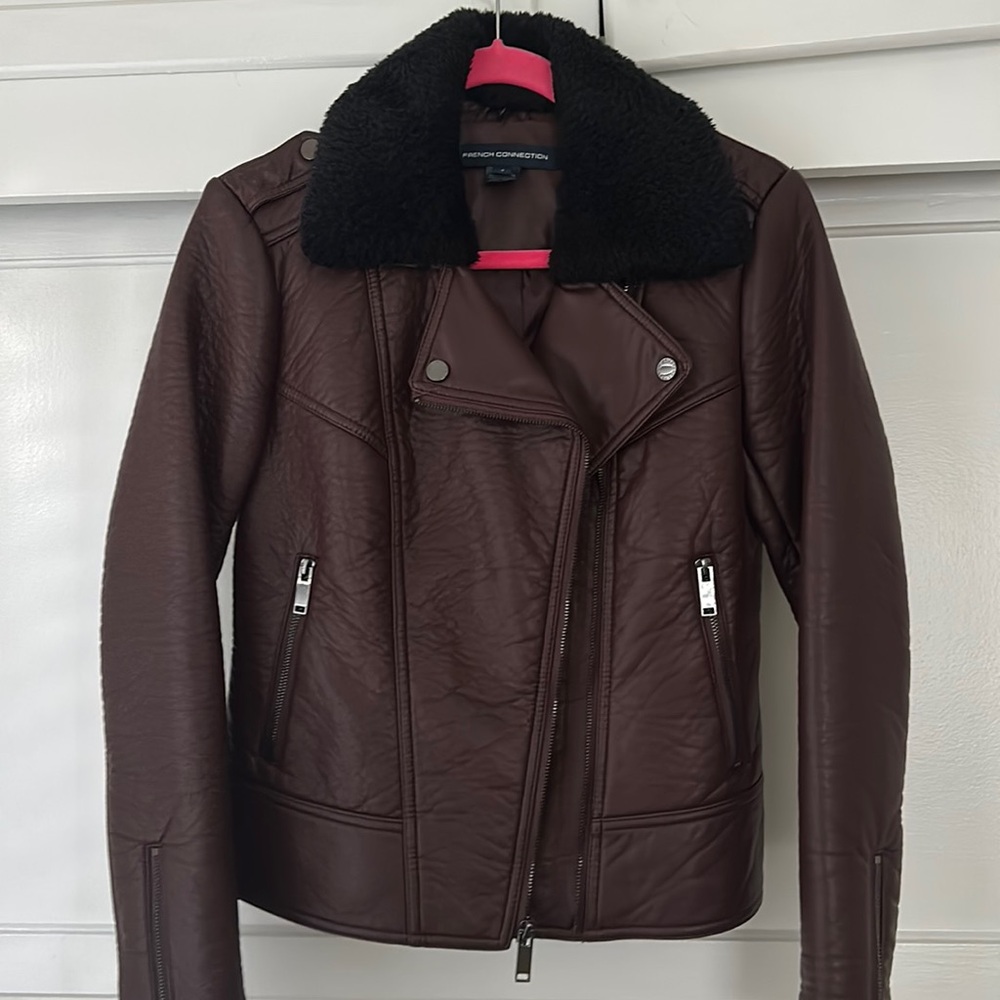 Burgundy Leather Jacket